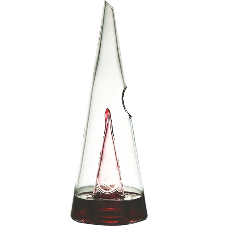 Pyramid Transparent Wine Decanter